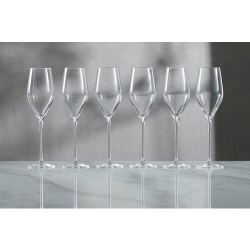 Набор бокалов для шампанского 230 мл, Стекло, 6 шт