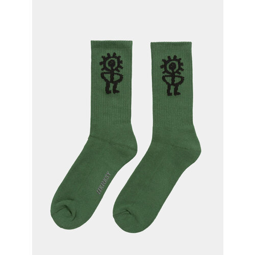 Носки HERESY, размер OneSize, зеленый носки heresy london gnome socks размер onesize черный
