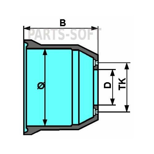 BPW 0310977440 Барабан тормозной 29960₽