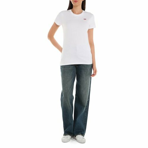 Футболка Levi's, размер 2XS, белый футболка женская basic tee parajumpers
