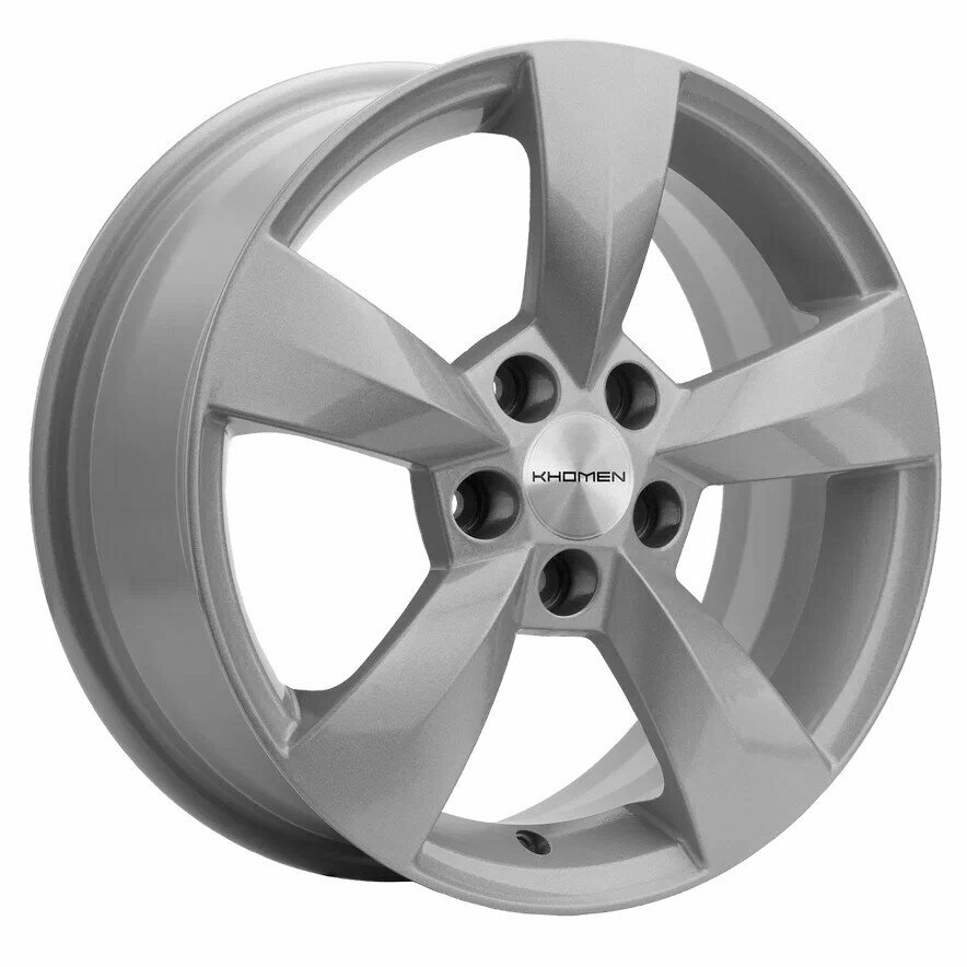 Диск Khomen KHW1504 ZV Polo 6.0*15 5*100 ET40 D57.1 F-SILVER