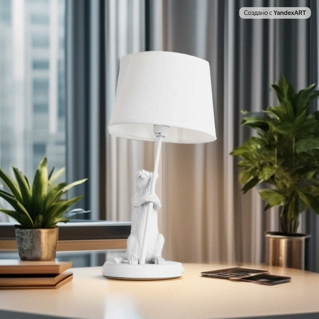 Лампа декоративная Arte Lamp Gustav A4420LT-1WH E14 40 Вт