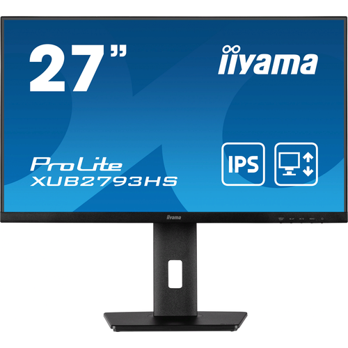 Монитор Iiyama 27 ProLite черный IPS LED 0.4ms 16:9 HDMI M/M матовая HAS Piv 1300:1 250cd 178гр/178гр 1920x1080 115Hz DP FHD USB 5.7кг