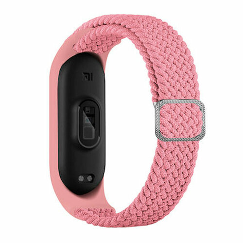 Ремешок для фитнес-браслета Hurtel Strap Fabric для Xiaomi Mi Band 6/5/4/3 Pink