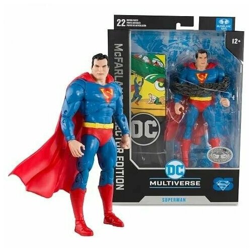 Супермен фигурка, Superman Action Comics фигурка bendyfigs dc comics superman супермен 19 см