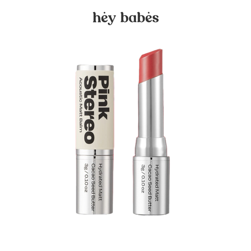 Матовый оттеночный бальзам для губ ALTERNATIVE STEREO Acoustic Matt Balm No2. Pink Stereo