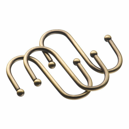 Комплект крючков больших 3шт LEMAX 70x40x12мм античная бронза