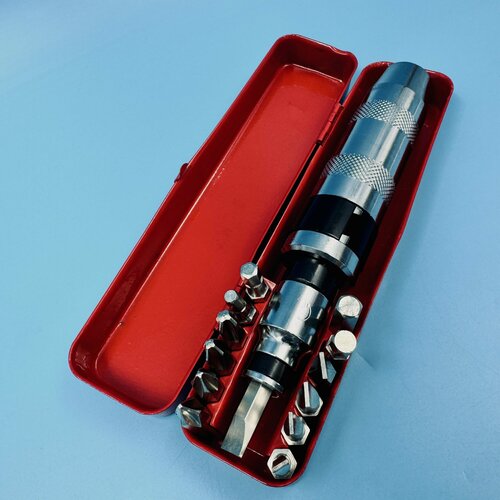 Изображение товара Ударная отвёртка с битами 5/16" набор вставок для откручивания прикипевших винтов