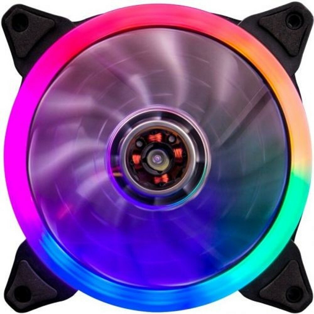 1STPLAYER Вентиляторы Вентилятор R1 120mm, 5 color LED, 3-pin, 1000 rpm R1 bulk R1-BK-3p