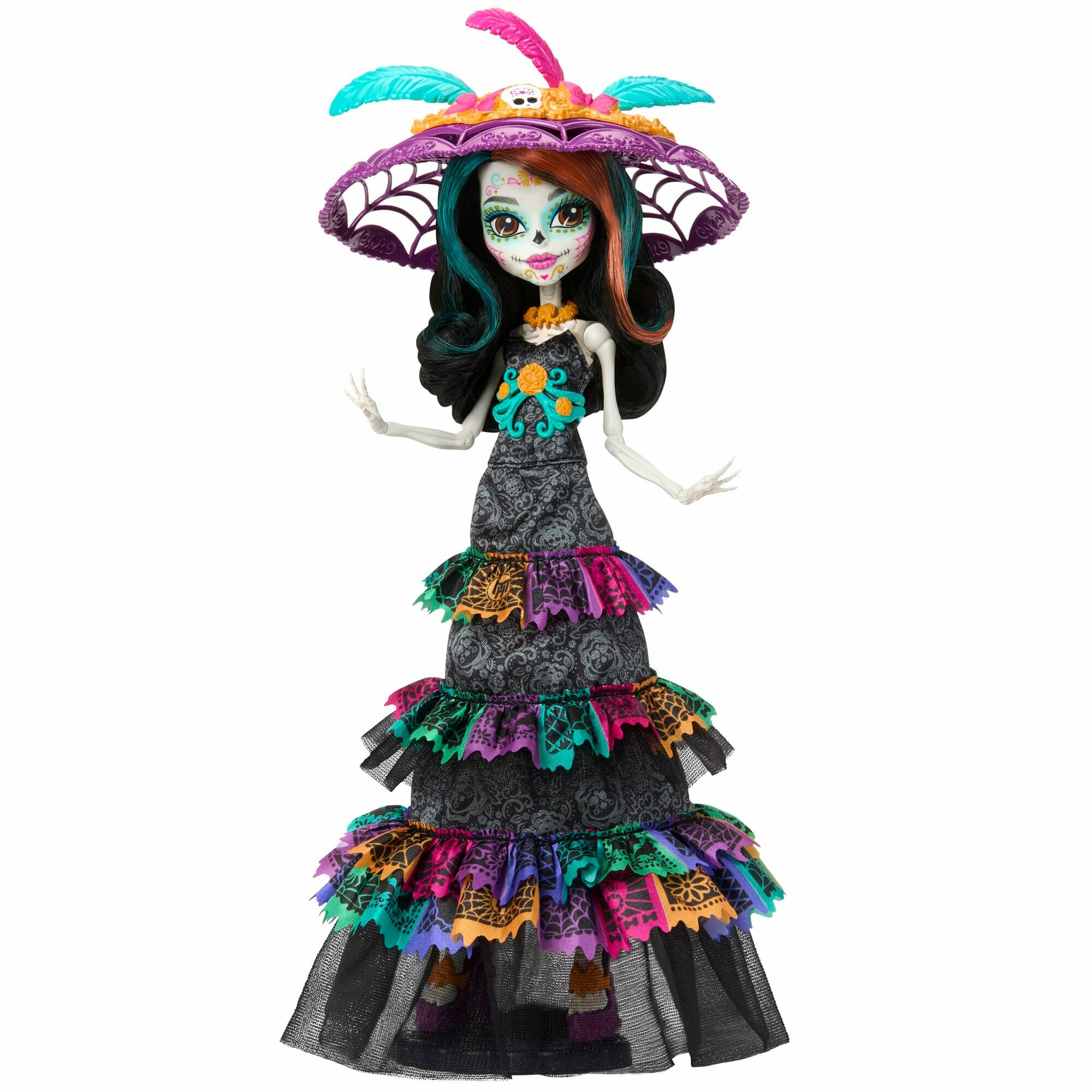 Кукла Скелита Калаверас из Монстер Хай серии холидей Диа де Муэртос, Monster High Skelita Calaveras Howliday Dia de Muertos.