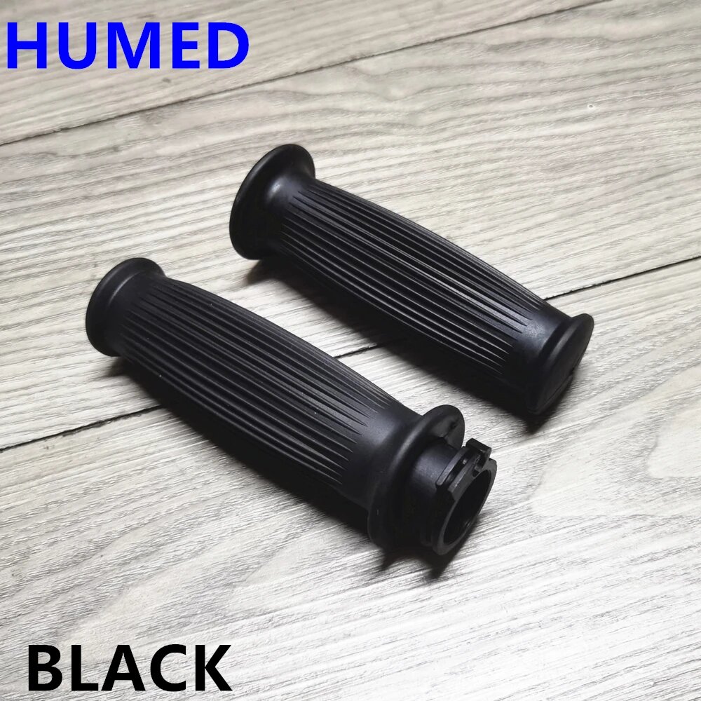 7/8 "22 мм ретро классические ручки для мотоцикла винтажные аксессуары для скутера руль мотоцикла кафе-гонщик ручка для мотоцикла Черный black