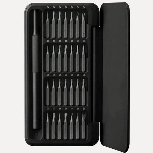 Изображение товара Отвёртка с набором бит HOTO 28-in-1 Precision Screwdriver Set тёмно-серый