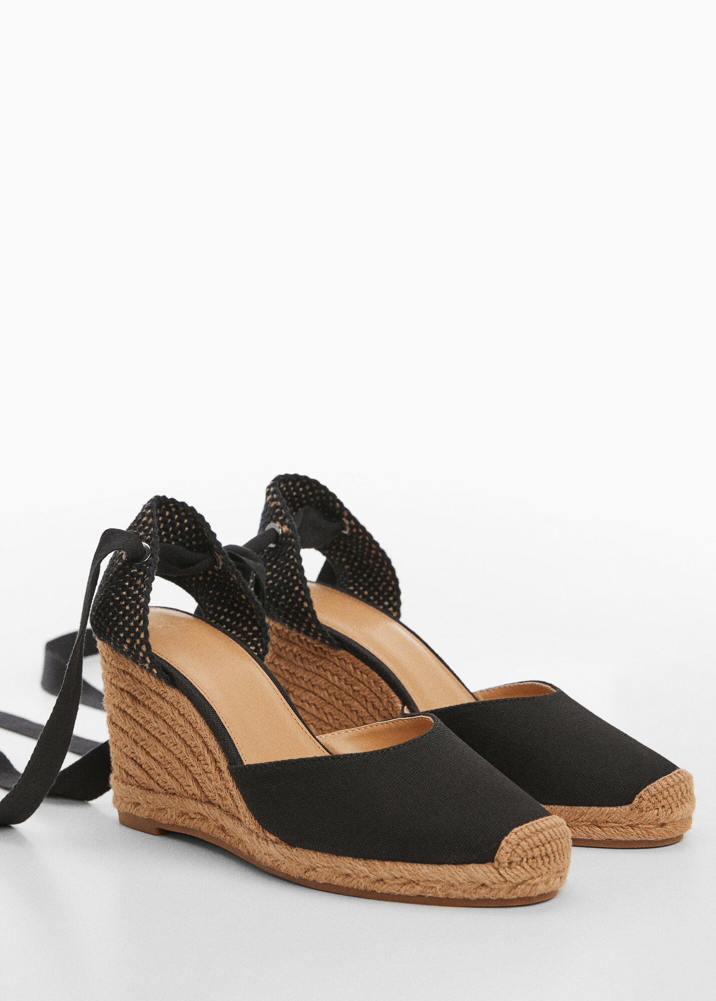 Босоножки MANGO GEORGINA, размер 37 EU, черный