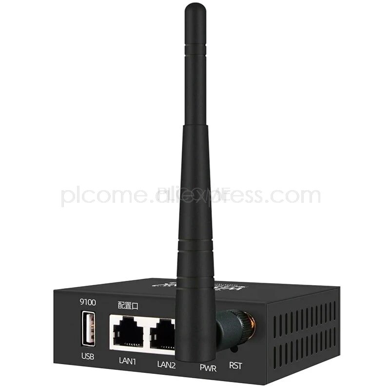 Сервер печати 1-4 USB-порт Принтер Сетевое устройство для совместного использования печати дополнительное беспроводное сканирование AirPrint для мобильного телефона с Wi-Fi 1xUSB 2xRJ45 WiFi D-All
