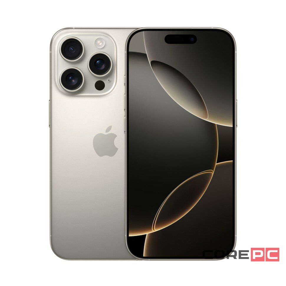 Смартфон Apple iPhone 16 Pro 256Gb (Natural Titanium) стильный дизайн