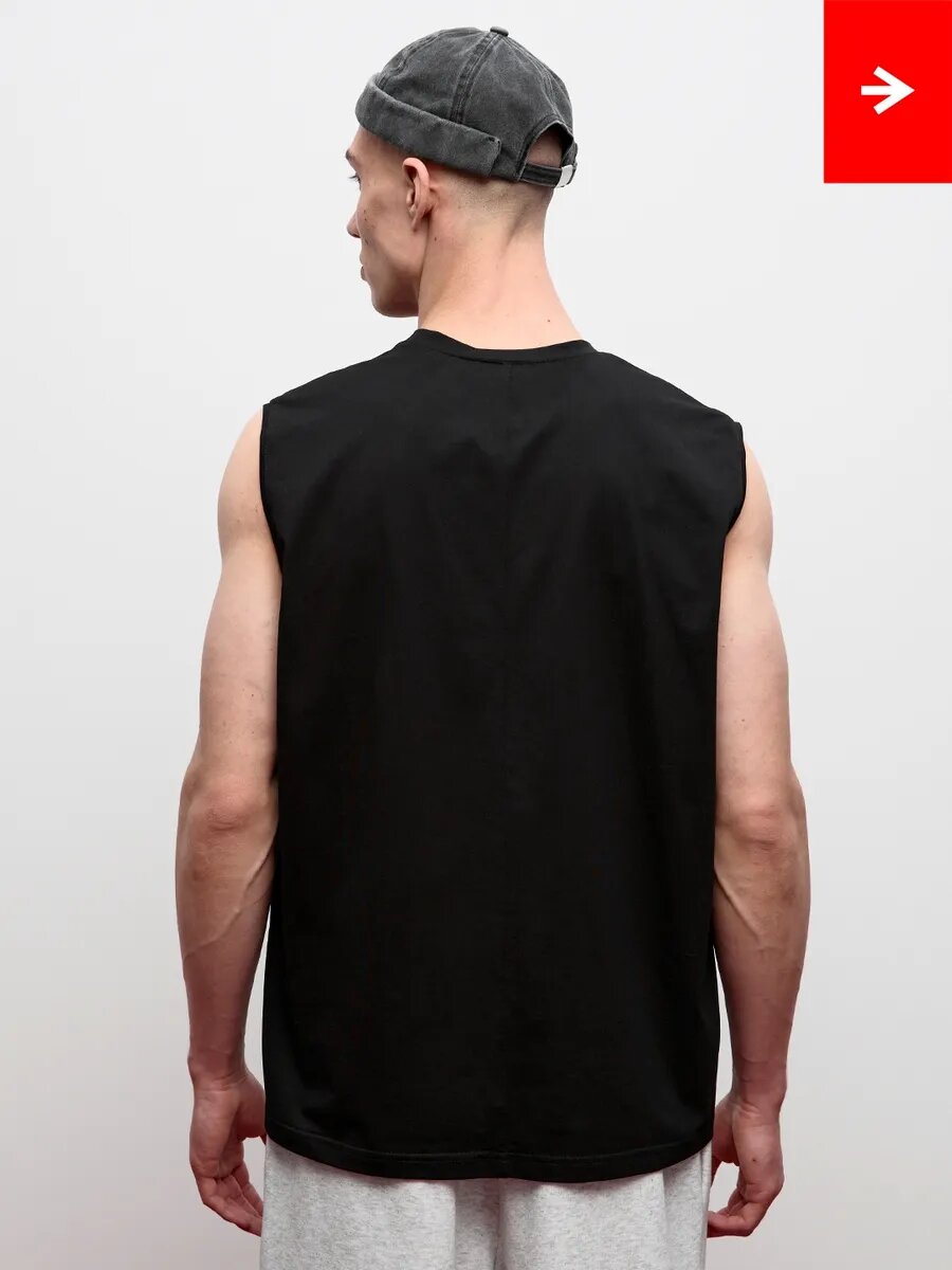 Майка Телодвижения, размер 170,176-88-78 (44) S, черный — фото 1