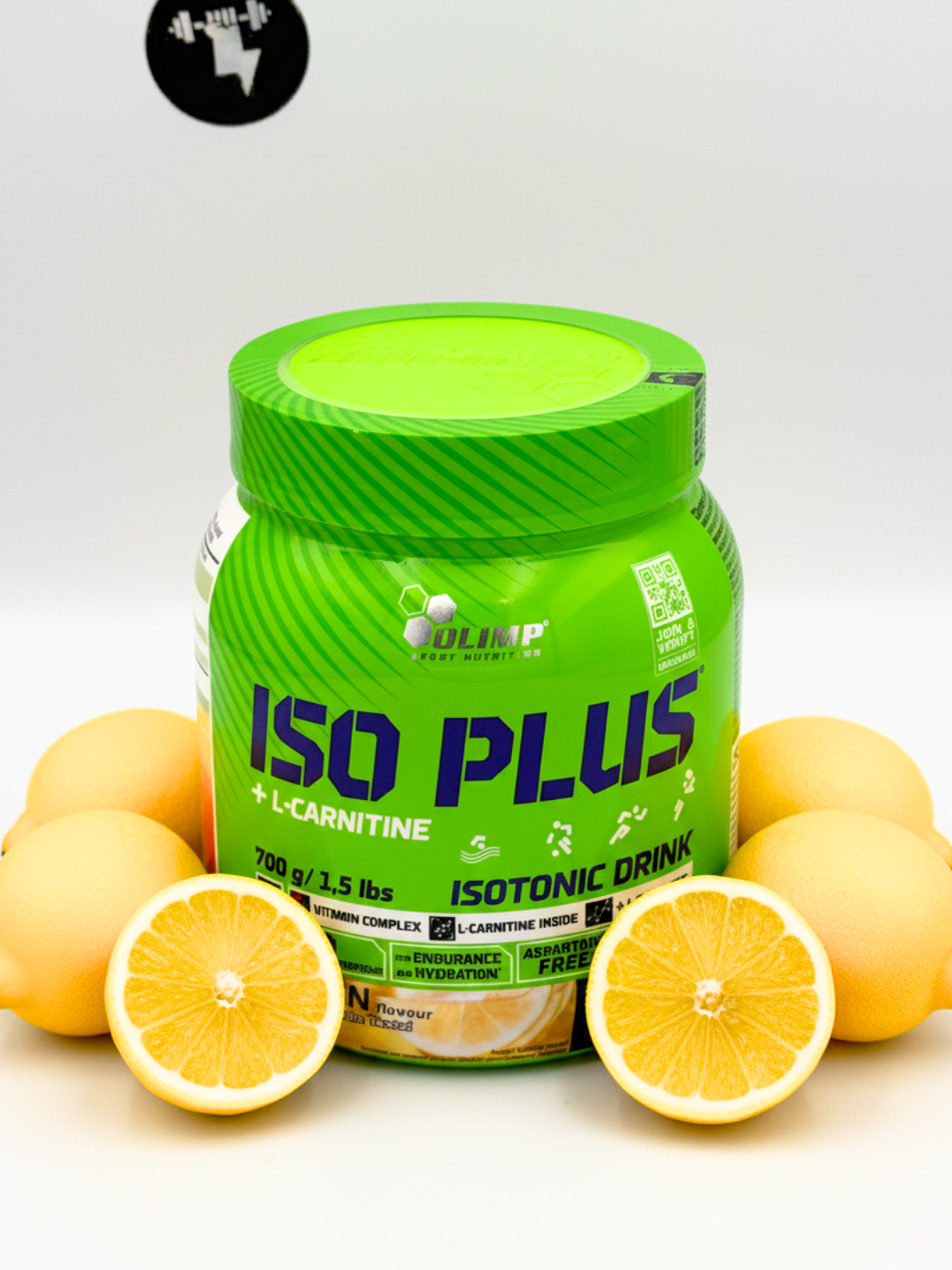 Изотоник Olimp Iso Plus L-Carnitine, с лимонным вкусом, 700 г