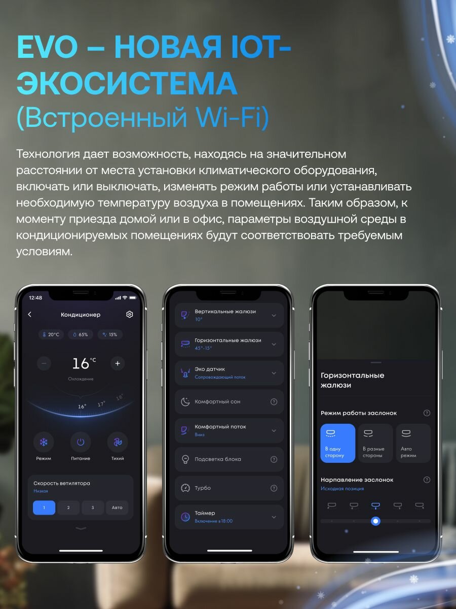 Сплит-система кондиционер инверторный 12 Haier Coral DC до 35 кв. м, wi-fi, с Алисой — фото 1