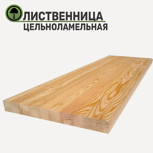 Изображение товара Столешница для кухни клеевая из массива дерева Лиственница 1600х600x40мм цельноламельная