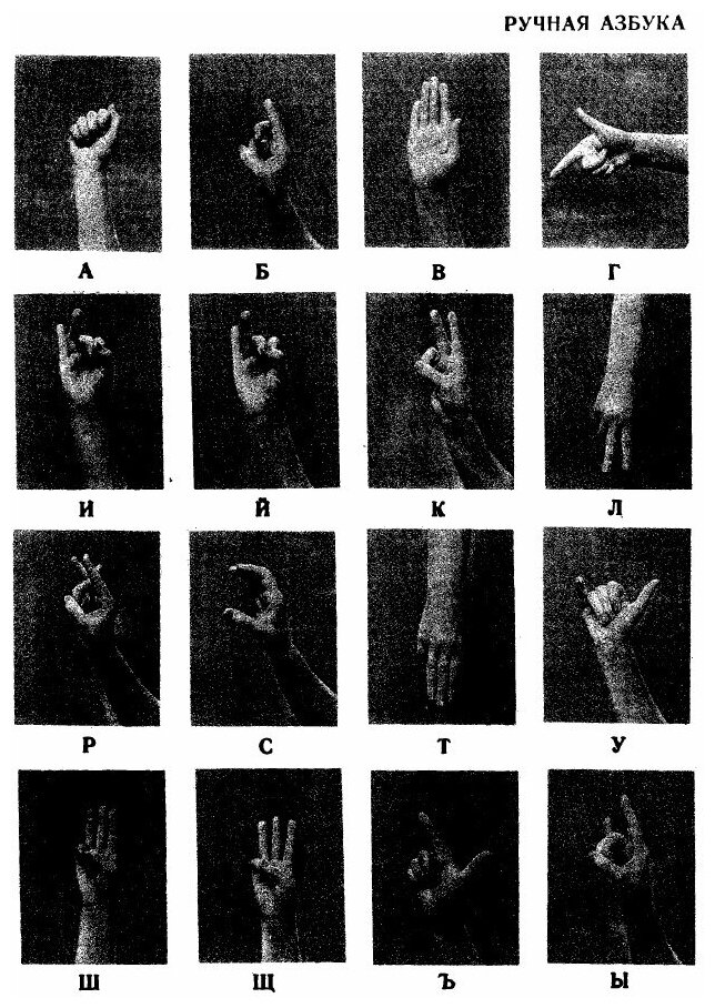 Специфические средства общения глухих - фото №7