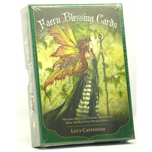 Карты Таро Волшебные Благословляющие Карты / Faery Blessing Cards - Blue Angel карты таро faery whispers oracle cards