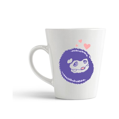 фото Кружка-латте coolpodarok животные. ежик с сердечком