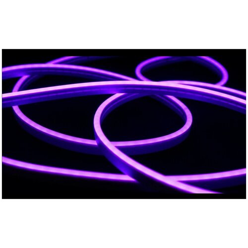 Светодиодная лента гибкий неон NEO, 2 м, 8х16 мм, 12В, IP67, 120 LED/m, Фиолетовый