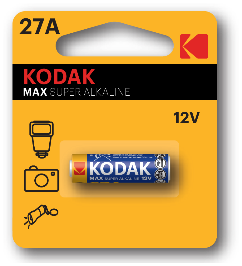 Kodak 27A (MN27) | 12 вольт Щелочная (Алкалиновая) батарейка - 2шт.