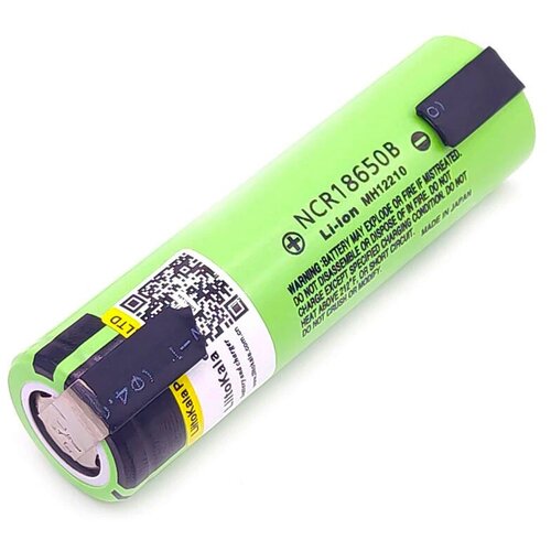 фото Аккумулятор liitokala 18650 li-ion 3.7в 3400mah незащищенный с выводами (ncr18650b) 1 шт.