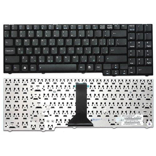 Клавиатура для ноутбука ASUS PRO57KR Русская Черная 114000₽