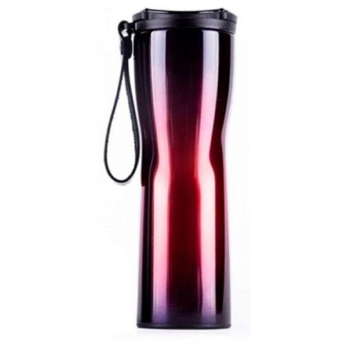 Термокружка KissKissFish MOKA Smart Coffee Tumbler (фиолетовый, индикатор температуры, заварник)