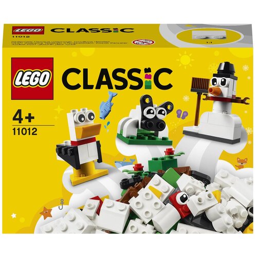 Конструктор LEGO Classic 11012 Белые кубики, 60 дет. lego 10694 classic набор для творчества пастельные цвета