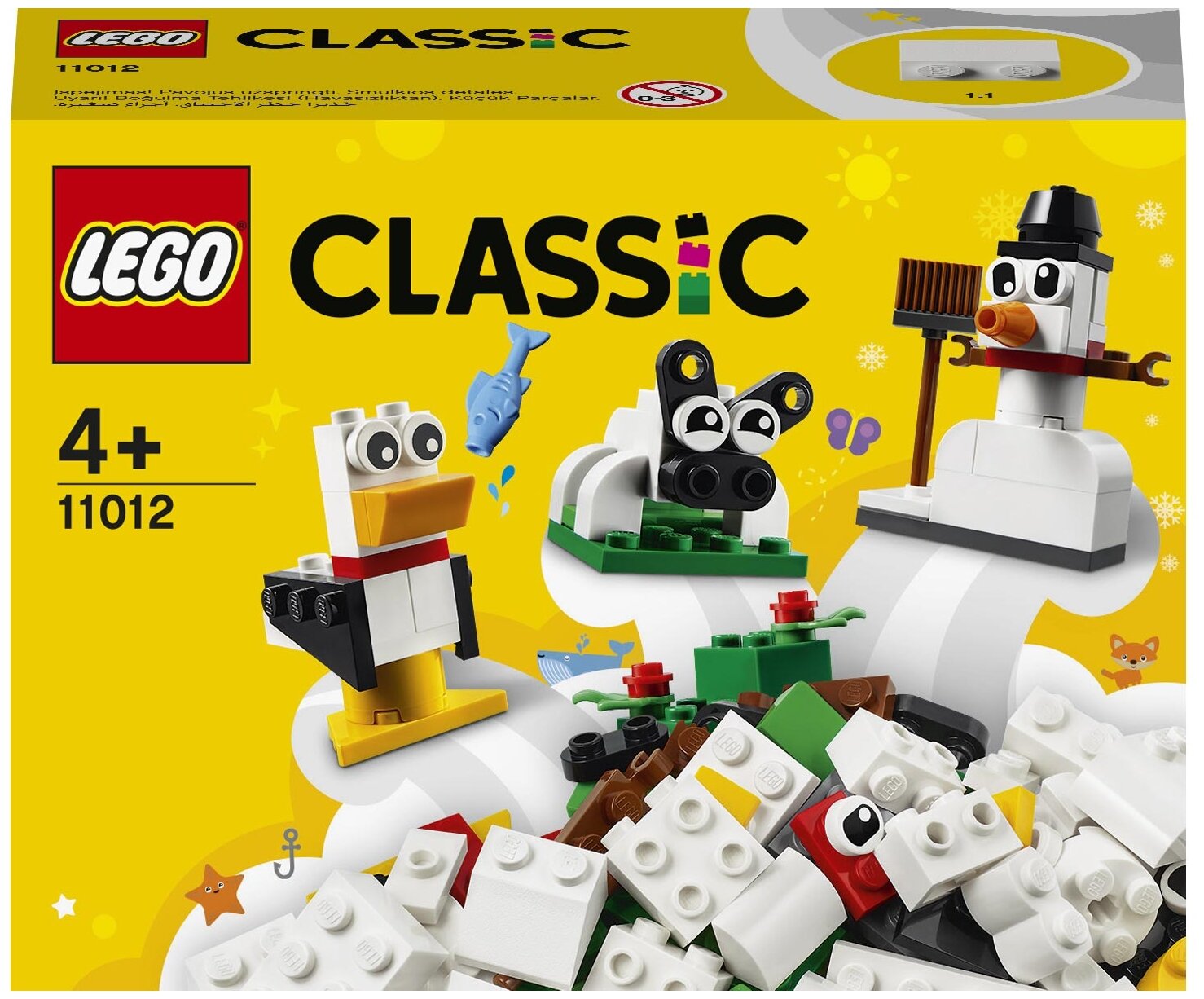 Конструктор LEGO Classic 11012 Белые кубики