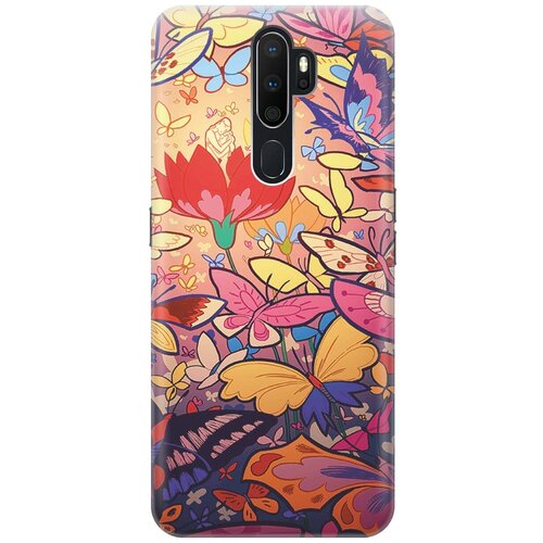 фото Re:pa накладка transparent для oppo a5 2020 с принтом "красочный мир"