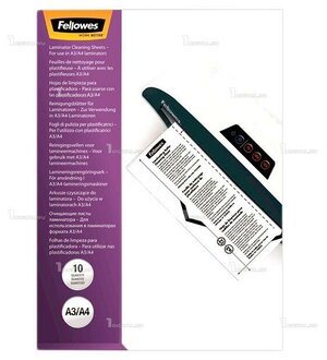 Чистящий лист для ламинатора Fellowes FS-53206, упаковка 10 шт.