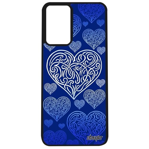 фото Противоударный чехол на телефон // galaxy a52 // "сердце" стиль верность, utaupia, синий