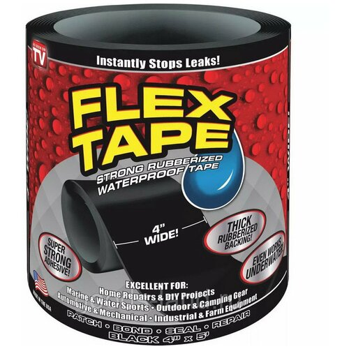 Сверхсильная клейкая лента Flex Tape 10см.