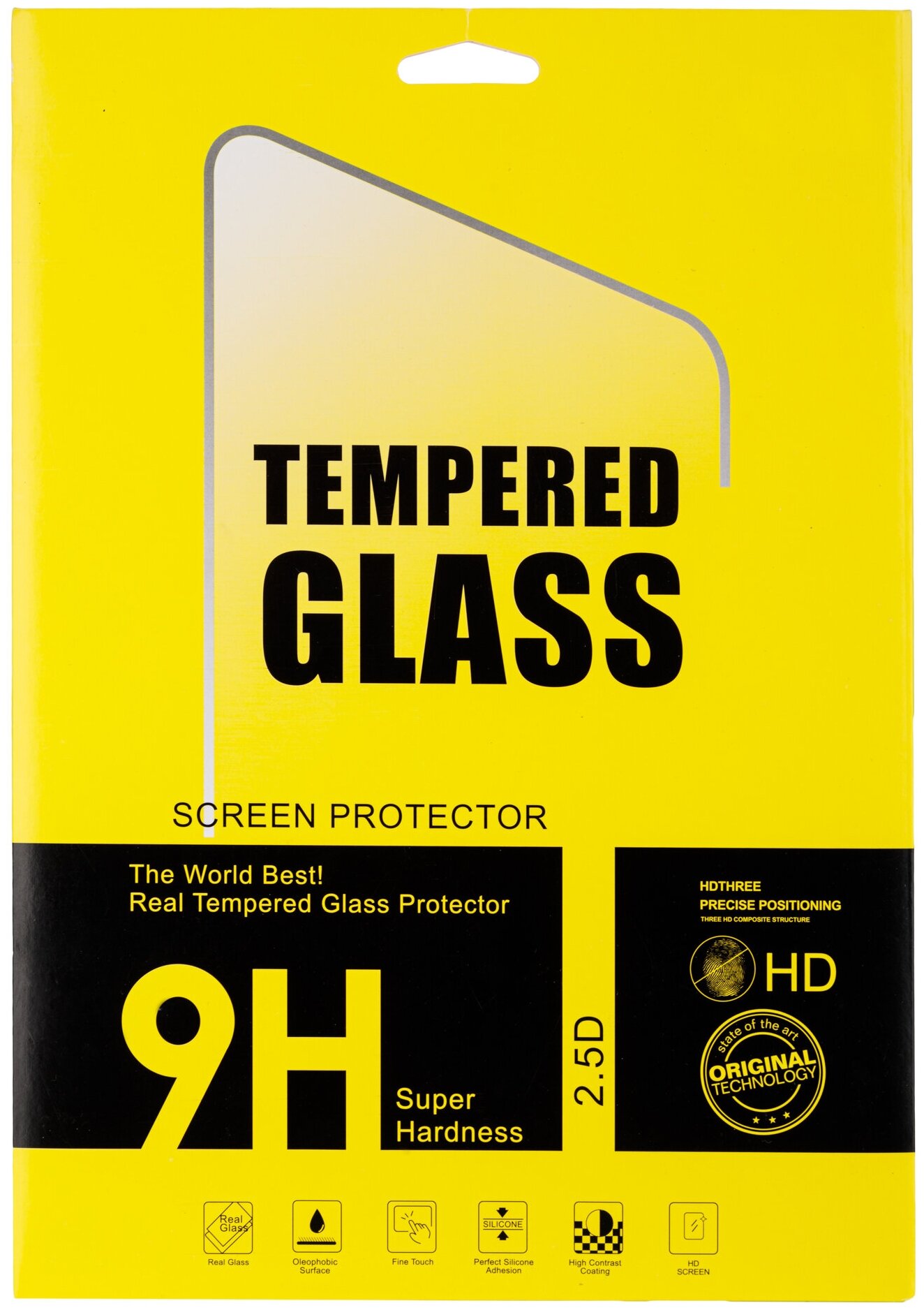 Защитное олеофобное стекло для iPad 12.9 (1-2 покаление) Премиум класса