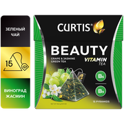 Чай зеленый Curtis Beauty в пирамидках, 15 пак.