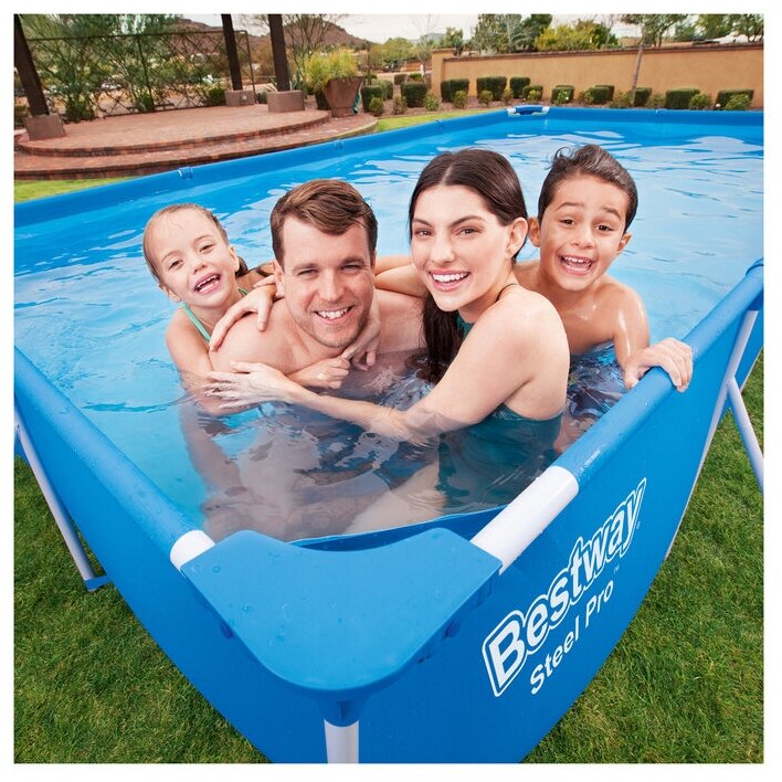 Бассейн каркасный прямоугольный Bestway 400x211x81 см 5700 л - фото №18