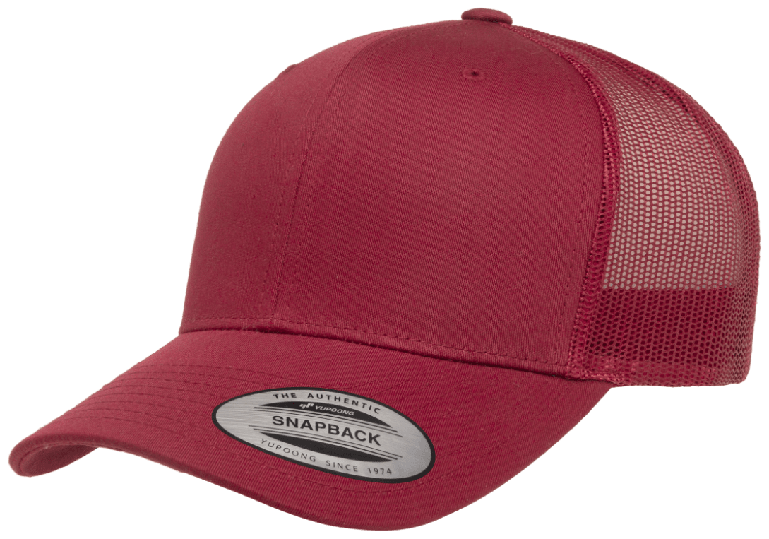 Кепка FlexFit 6606 Retro Trucker - Cranberry 