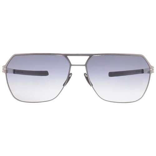 Солнцезащитные очки Ic! Berlin, серебряный, серый солнцезащитные очки ic berlin boris n black