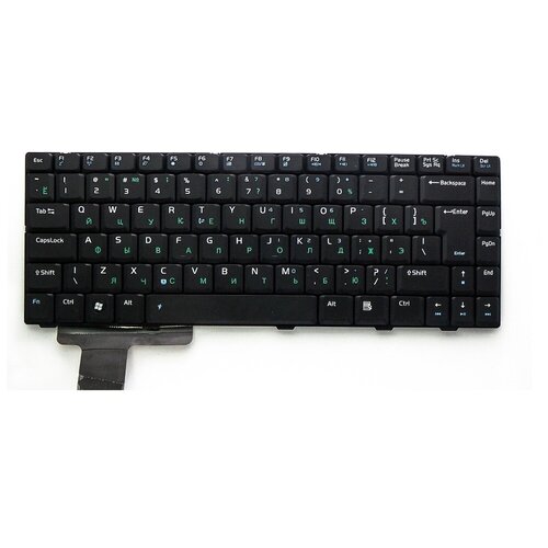 Клавиатура для ноутбука Asus V1A, V1S, V2 (p/n: K020662R1, 04GNAA1KRUS4, 04GNGF1KRU00, 04GNGF1KRU01) v3010 1a эжектор v1 v125 для корпуса 6 чёрный