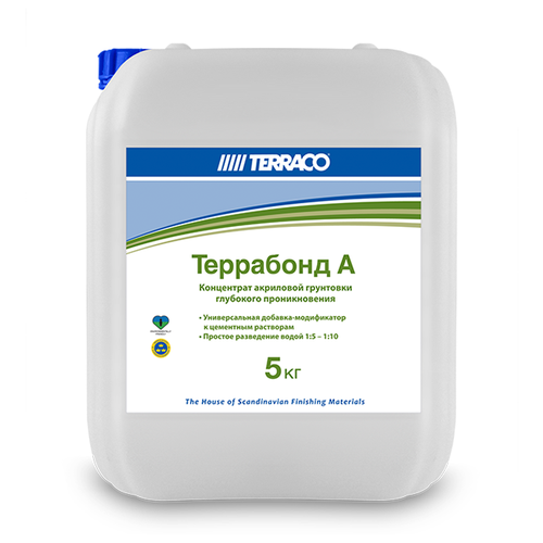 Грунтовка концентрант TERRACO TERRABOND A, 5 кг.