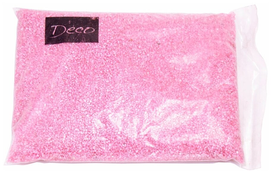 Цветной песок Deco для творчества. Цвет: Розовый