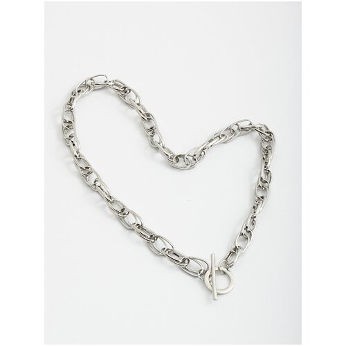 Цепь ЖемАрт, бижутерный сплав, длина 51 см., серебряный