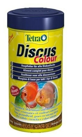 Корм для улучшения красной окраски дискусов TETRA Diskus Color 250ml гранулы - фотография № 11
