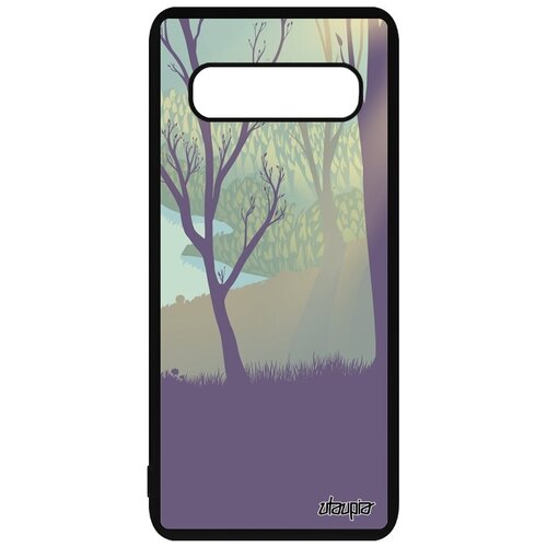 фото Защитный чехол на телефон // galaxy s10 plus // "лесные розы" стиль лес, utaupia, цветной