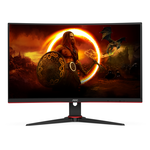 фото Монитор aoc c27g2ae/bk 27", черный/красный