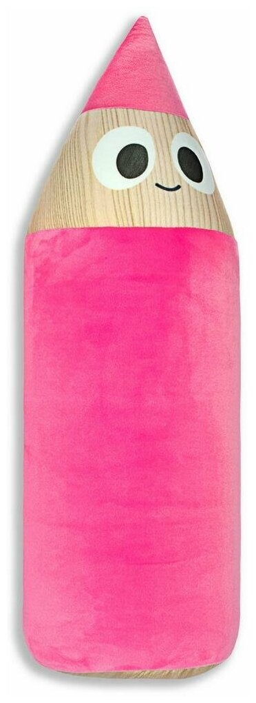 Подушка-валик антистресс Штучки, к которым тянутся ручки Карандаш, розовый